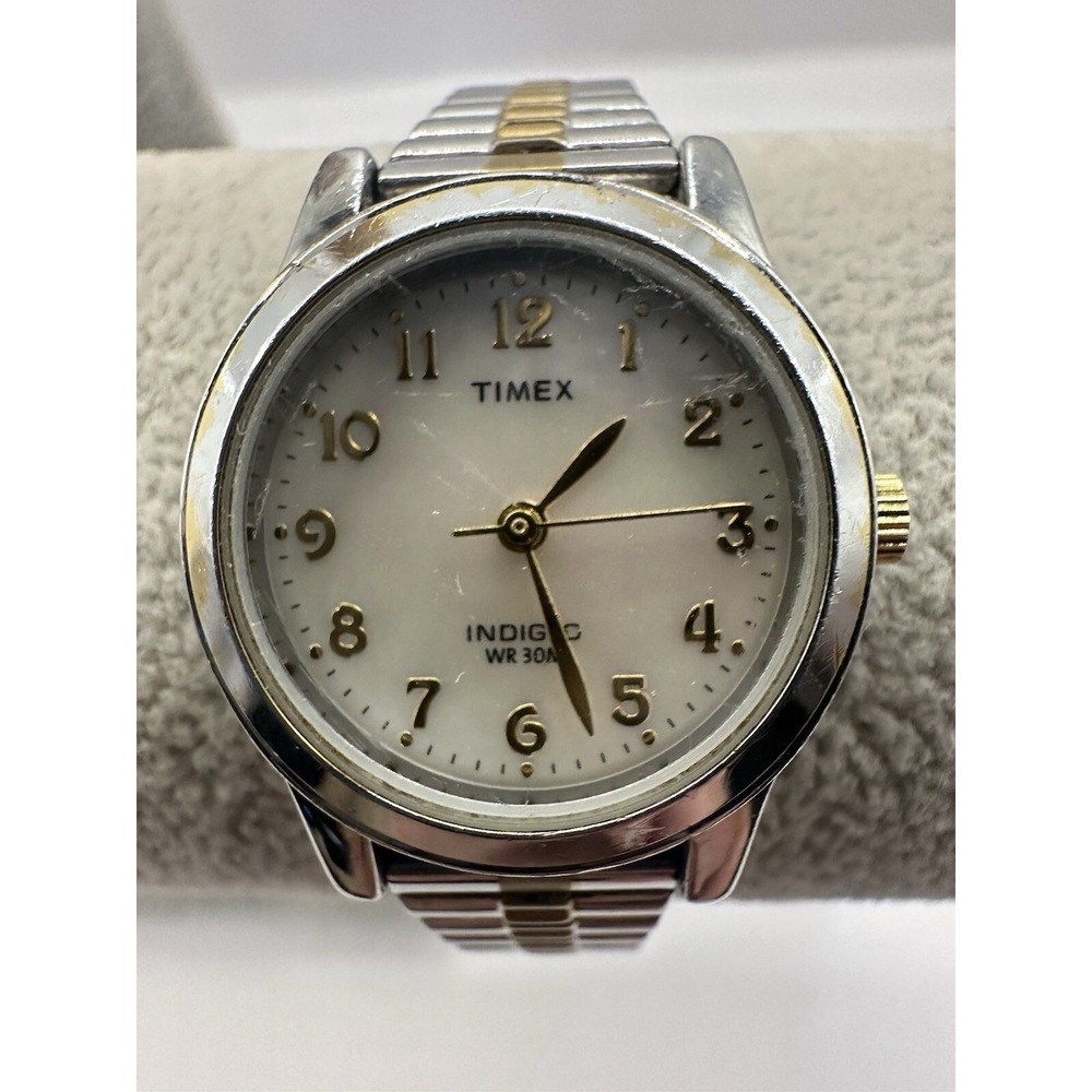 Timex Womens T2M828 New Battery Essex Avenue 25MM 6.5" Stainless Steel Q‎